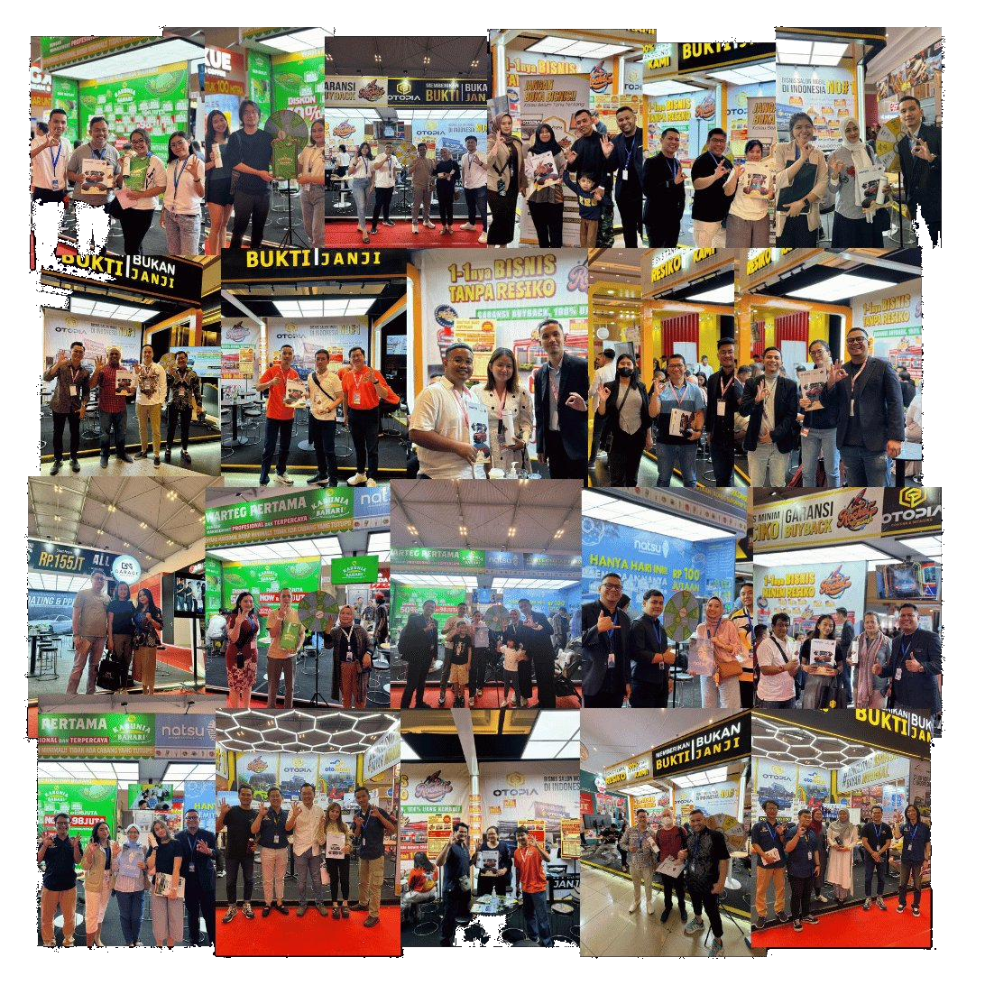 Kompilasi foto mitra Growtopia Group — booth & event 1
