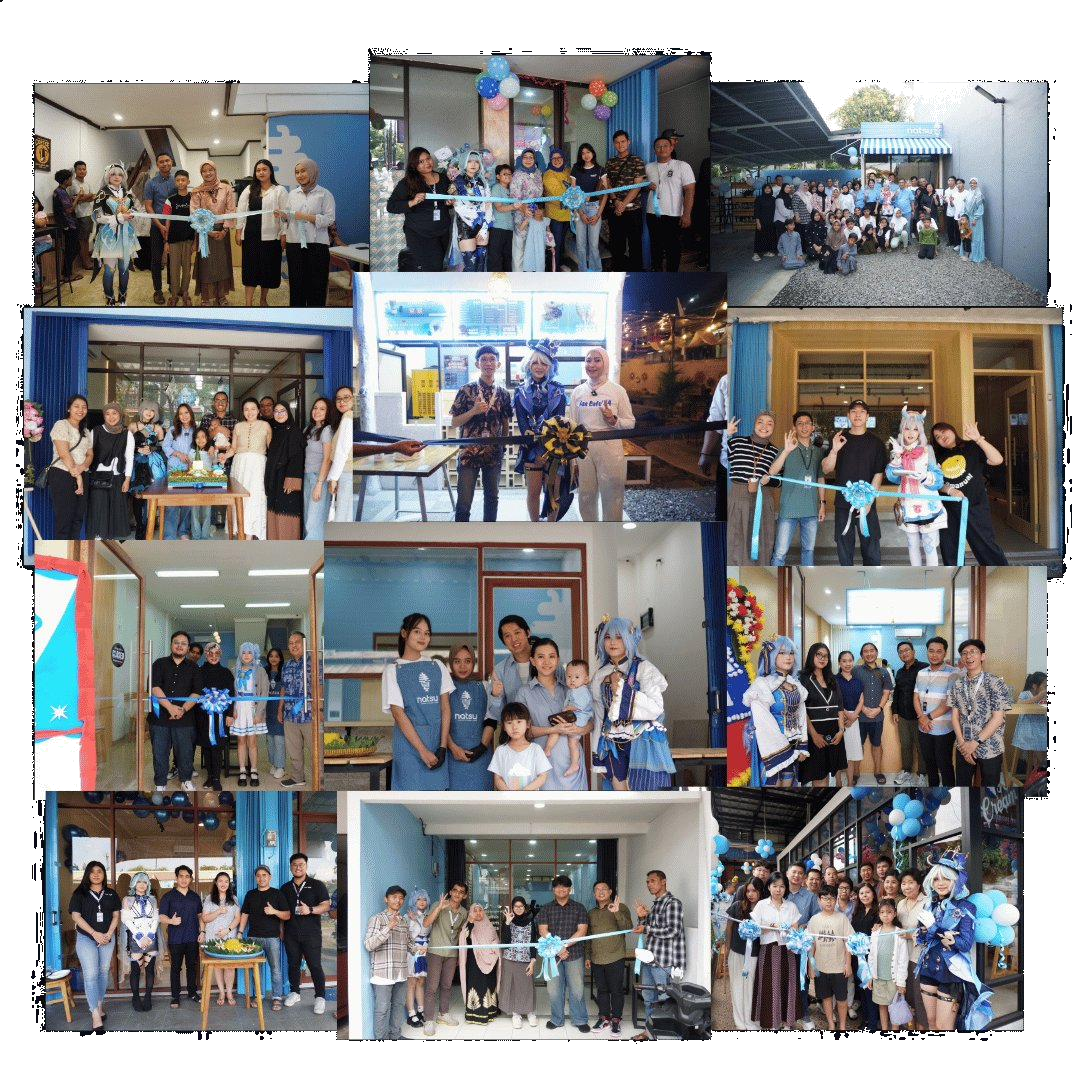 Kompilasi foto mitra Growtopia Group — grand opening events